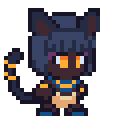 Bastet, Nour’s mythic form in MythTag.