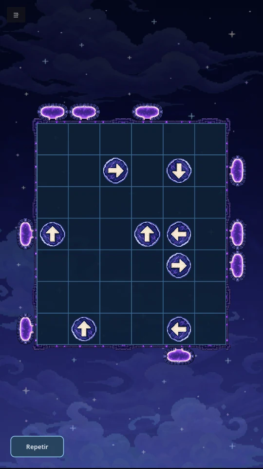 A MythGates board in an early stage with runes and portals.