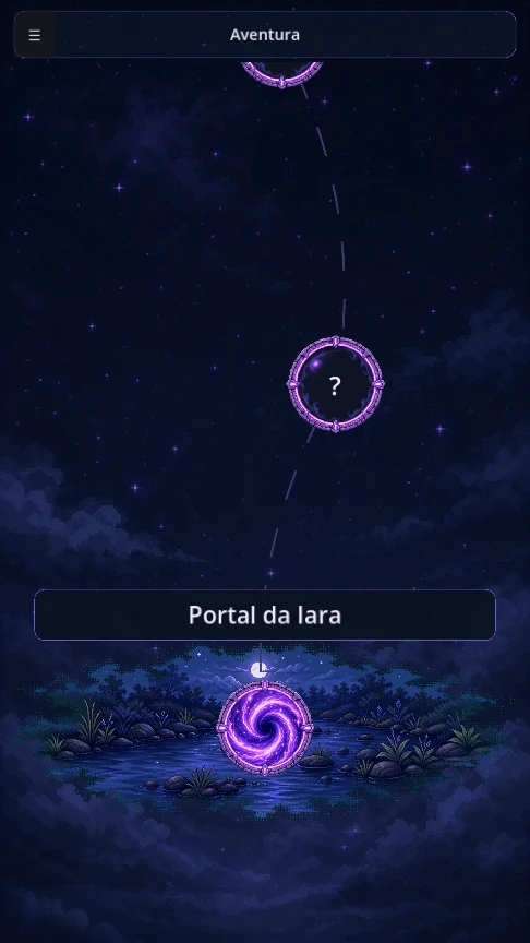 MythGates campaign map with Iara’s Portal.