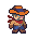 Hank Justice sprite in a neutral pose.