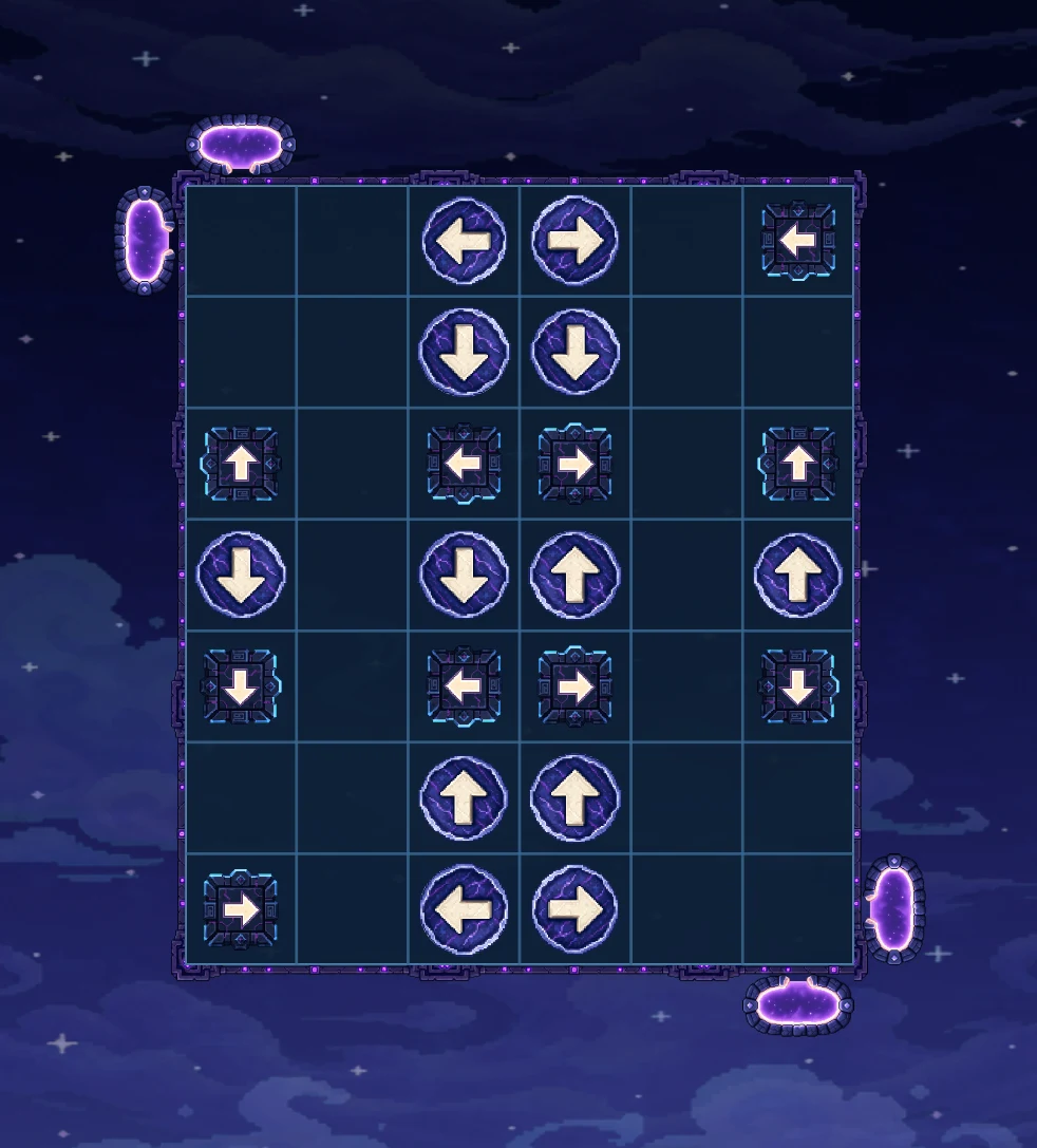 A Tengu level in MythGates with fixed-exit redirectors.
