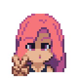 Yuna’s selected avatar, a Korean MythTag character.